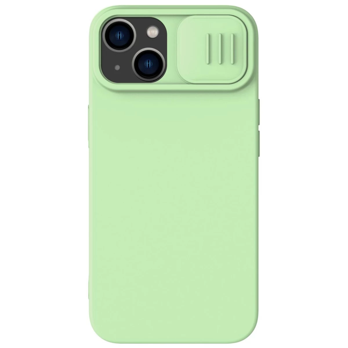 nillkin Camshield Magnetinis Silikoninis Dėklas iphone 14 Plus, Magnetinis magsafe Dangtelis Su Fotoaparato Apsauga, žalias nillkin Camshield Magnetinis Silikoninis Dėklas iphone 14 Plus, Magnetinis magsafe Dangtelis Su Fotoaparato Apsauga, žalias