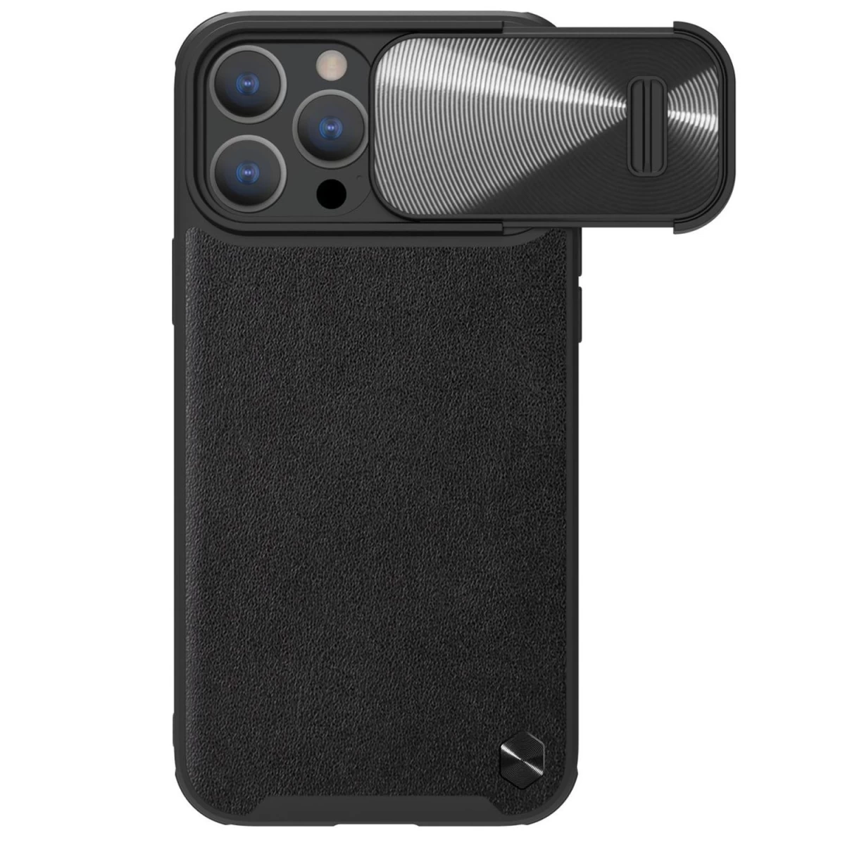 Nillkin Camshield Odinis S Dėklas Iphone 14 Pro Max Su Kameros Dangteliu - Juodas
