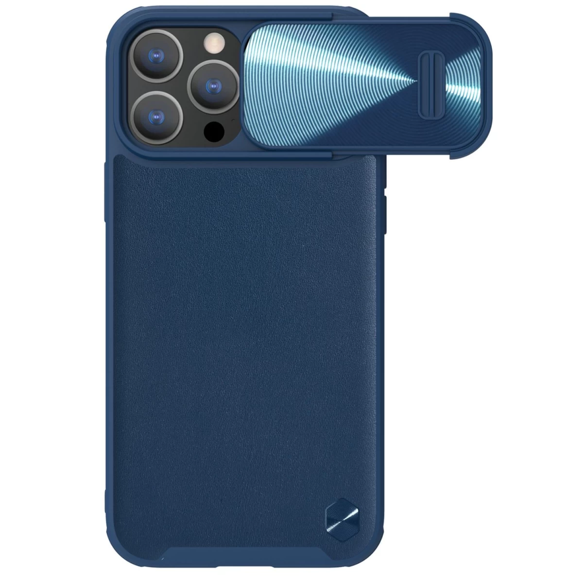 Nillkin Camshield Odinis S Dėklas Iphone 14 Pro Su Kameros Dangteliu Mėlynas