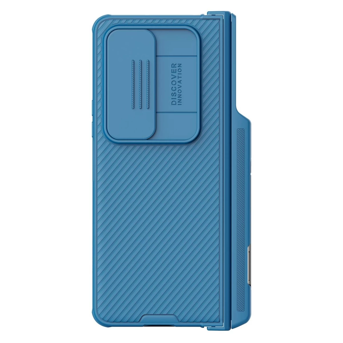 Nillkin Camshield Pro Case (suit) For Samsung Galaxy Z Fold 4 - Dėklas Su Kameros Dangteliu Ir Stovu, Mėlynas Nillkin Camshield Pro Case (suit) For Samsung Galaxy Z Fold 4 - Dėklas Su Kameros Dangteliu Ir Stovu, Mėlynas