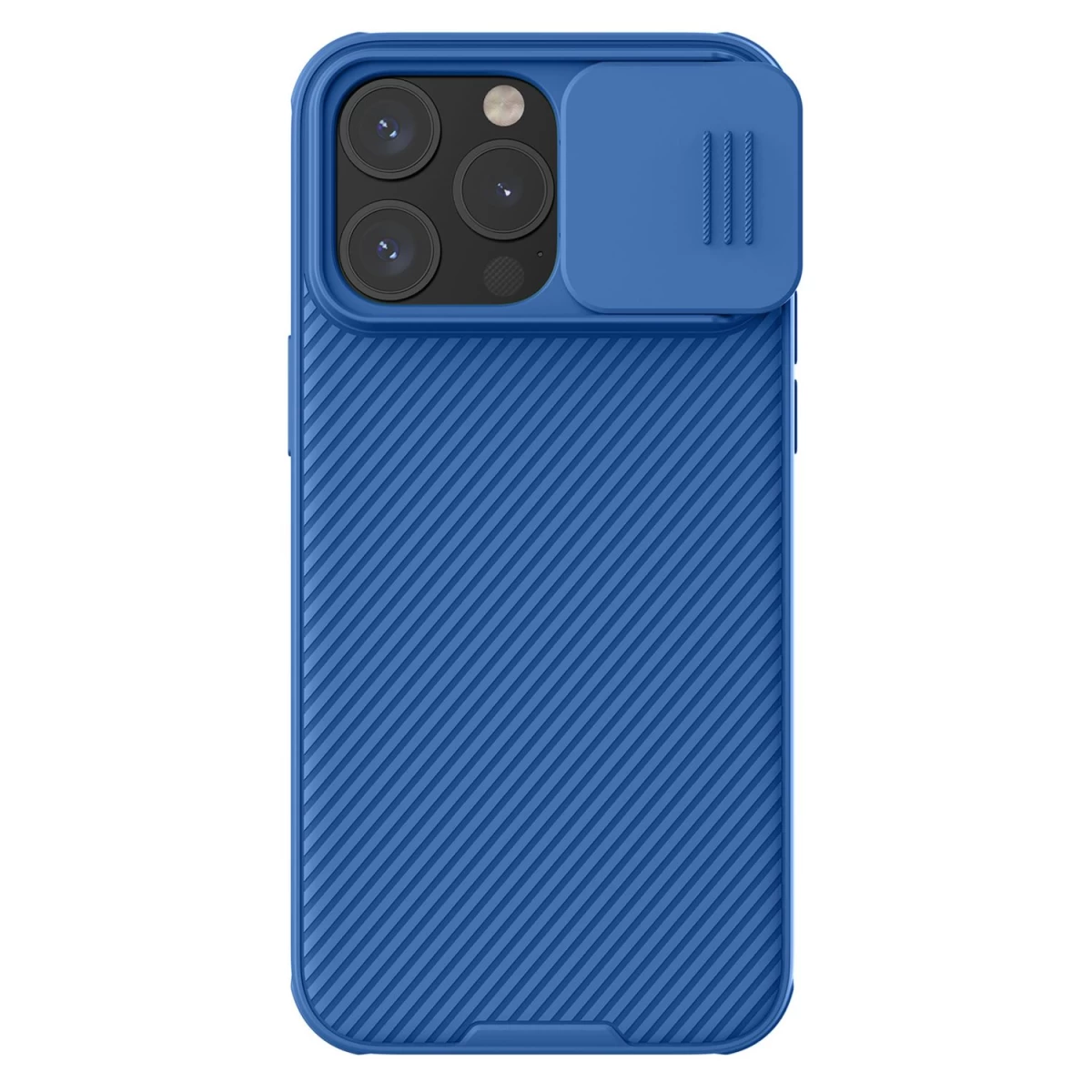 nillkin Camshield Pro Magnetinis Dėklas iphone 15 Pro Su Kameros Dangteliu - Mėlynas