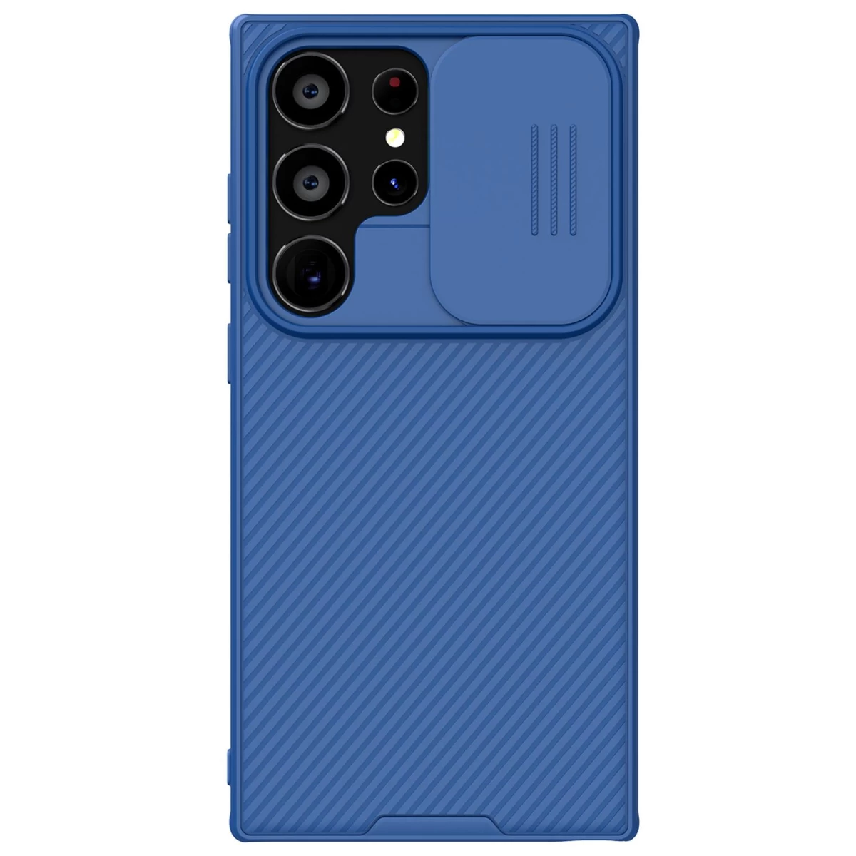 Nillkin Camshield Pro šarvuotas Dėklas Su Kameros Dangteliu Samsung Galaxy S24 Ultra - Mėlynas