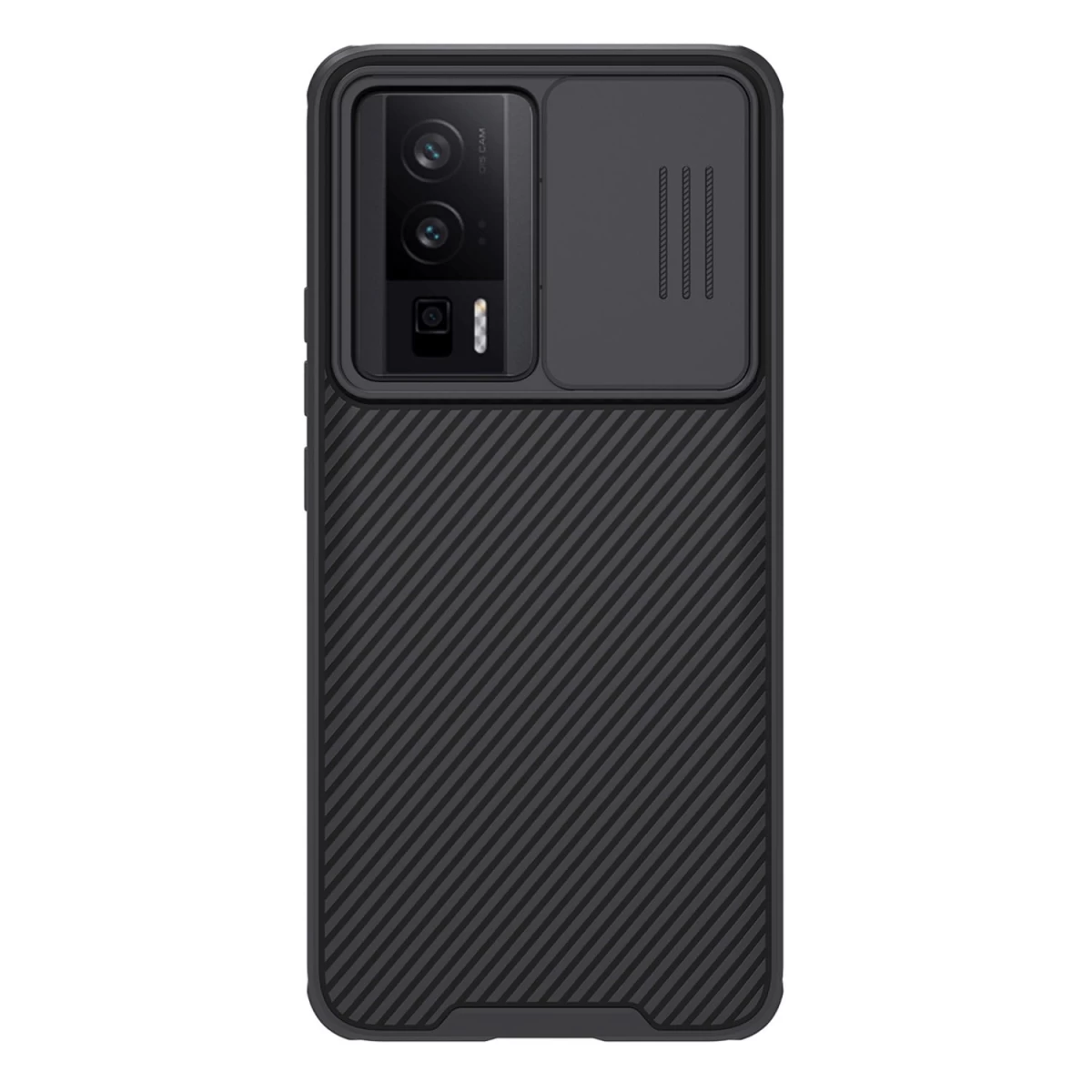 Nillkin Camshield Pro Xiaomi Poco F5 Pro Redmi K60/k60 Pro, Juoda / Juoda