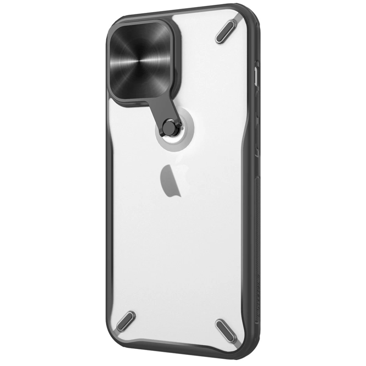 Nillkin Cyclops Case Patvarus Dėklas Su Kameros Dangteliu Ir Atlenkiamu Stovu Iphone 13 Pro Max Juodos Spalvos Nillkin Cyclops Case Patvarus Dėklas Su Kameros Dangteliu Ir Atlenkiamu Stovu Iphone 13 Pro Max Juodos Spalvos