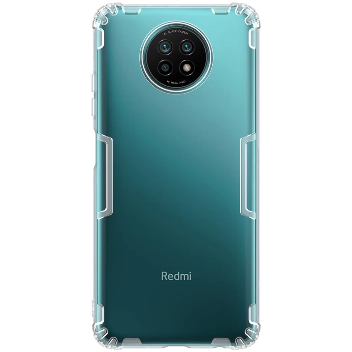 Nillkin Nature Gelinis Dėklas Ultra Plonas Xiaomi Redmi Note 9t 5g Skaidrus