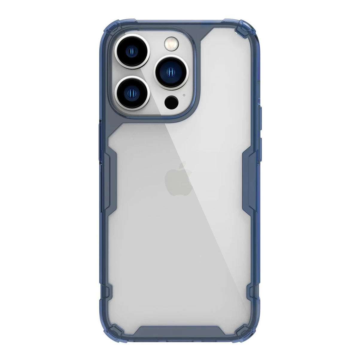 Nillkin Nature Pro Dėklas Iphone 14 Pro šarvuotas Dėklas Dangtelis Mėlynas