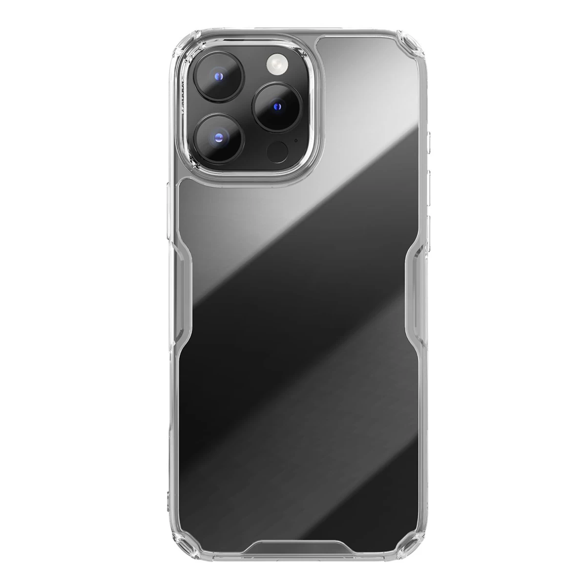 Nillkin Nature Pro Dėklas Iphone 16 Pro - Skaidrus, Baltas
