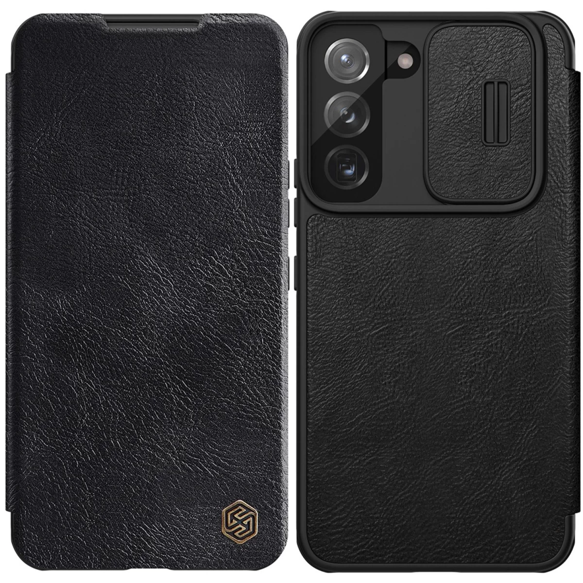 nillkin Qin Leather Pro Dėklas samsung Galaxy S22+ (s22 Plus) Fotoaparato Dangtelis Su Atvartu Juodas nillkin Qin Leather Pro Dėklas samsung Galaxy S22+ (s22 Plus) Fotoaparato Dangtelis Su Atvartu Juodas