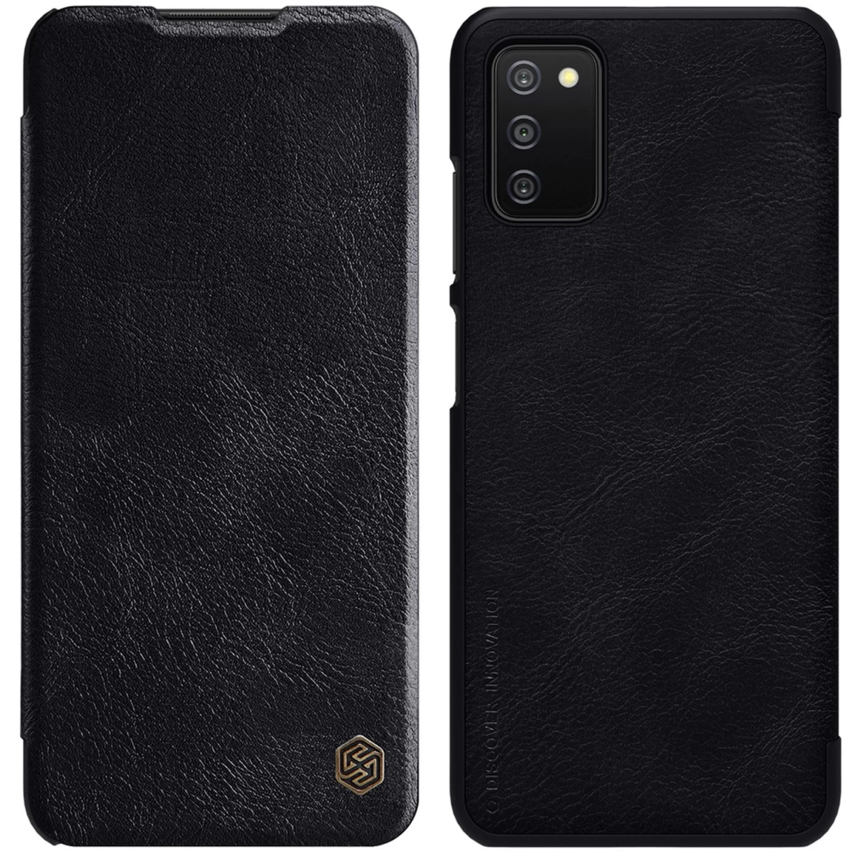 Nillkin Qin Odinis Dėklas Samsung Galaxy A03s Juodas