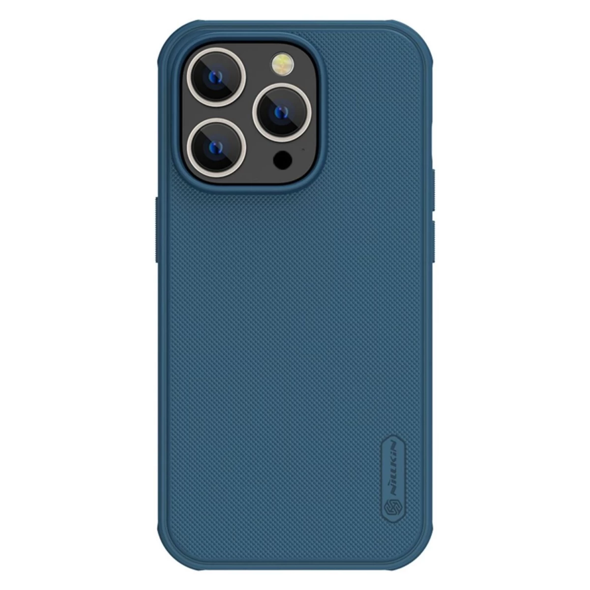 Nillkin Super Frosted Shield Pro Dėklas Iphone 14 Pro Max Galiniam Dangteliui Mėlynas