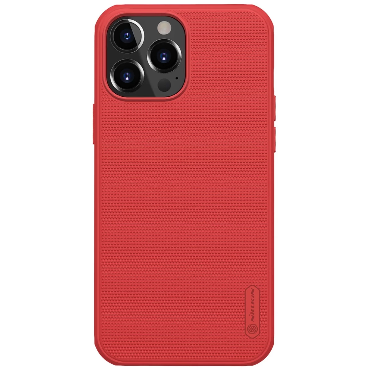 nillkin Super Frosted Shield Pro Tvirtas Dėklas iphone 13 Pro Max Raudonas