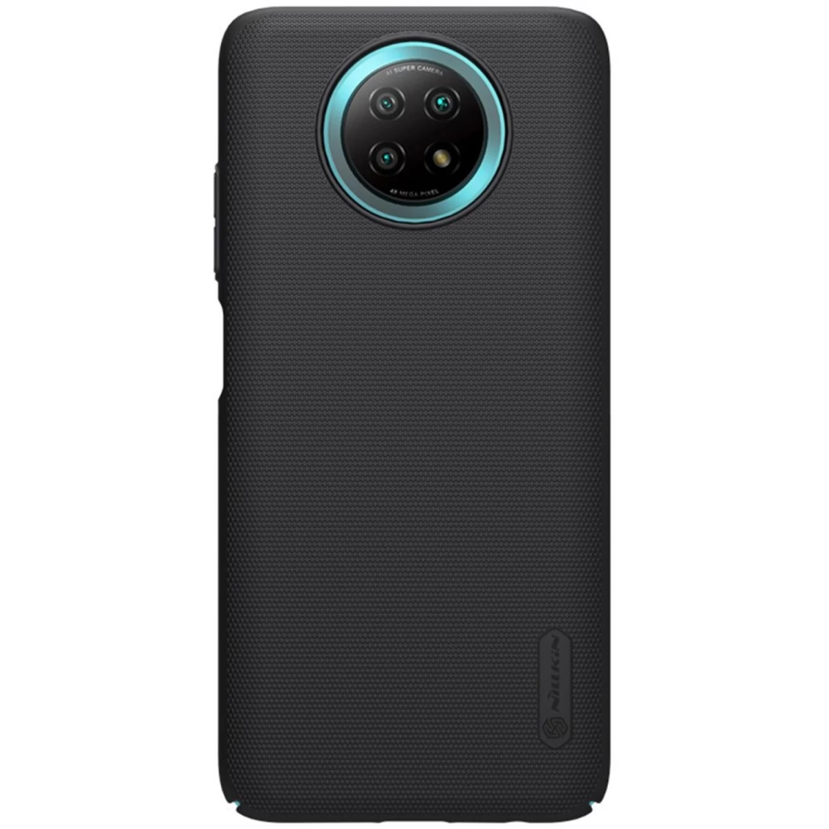 Nillkin Super Frosted Shield Sustiprintas Dėklas, Skirtas Xiaomi Redmi Note 9t 5g Juodas