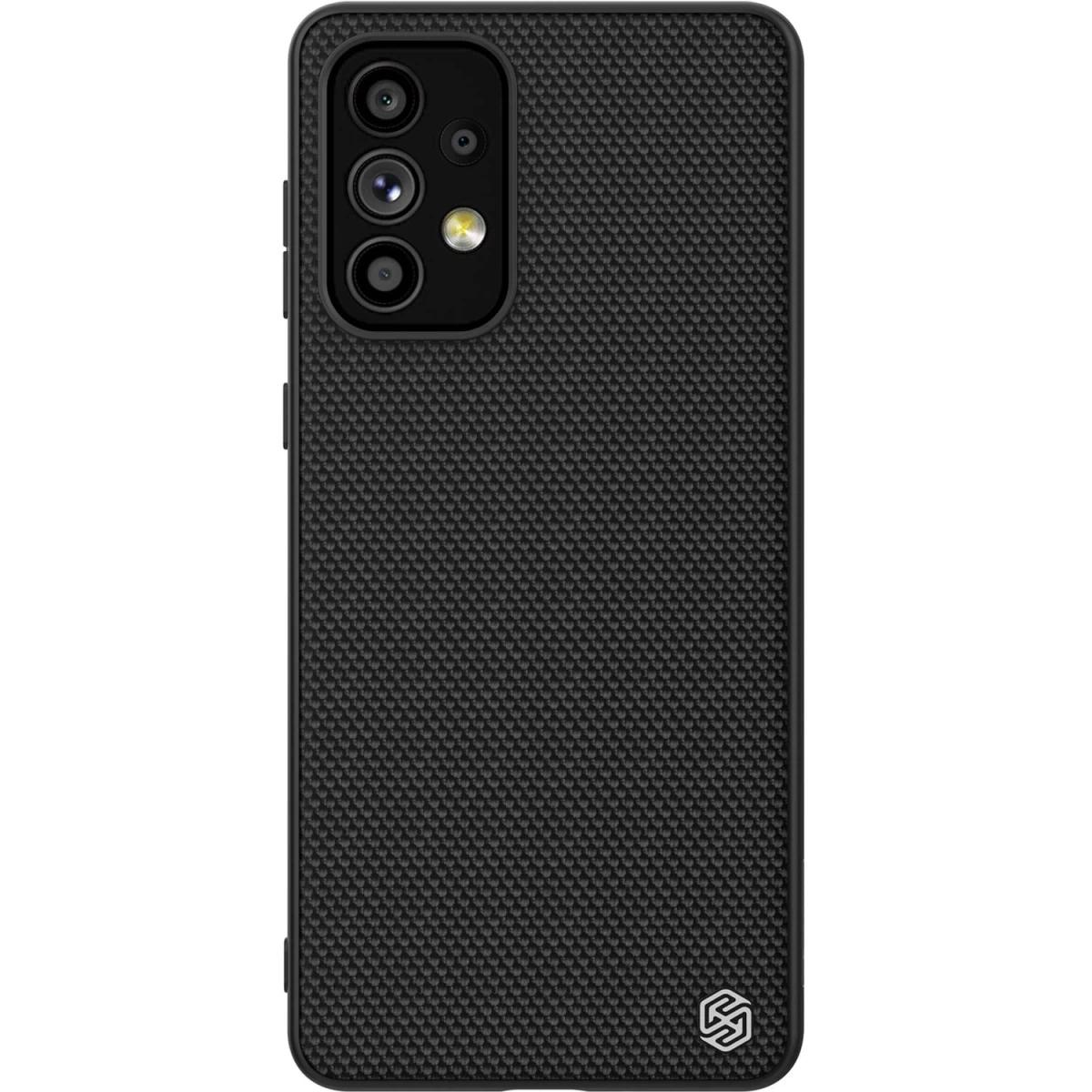 Nillkin Textured Case Patvarus Sustiprintas Dėklas Su Gelio Rėmeliu Ir Nailono Nugarėle, Skirtas Samsung Galaxy A73, Juodas Nillkin Textured Case Patvarus Sustiprintas Dėklas Su Gelio Rėmeliu Ir Nailono Nugarėle, Skirtas Samsung Galaxy A73, Juodas