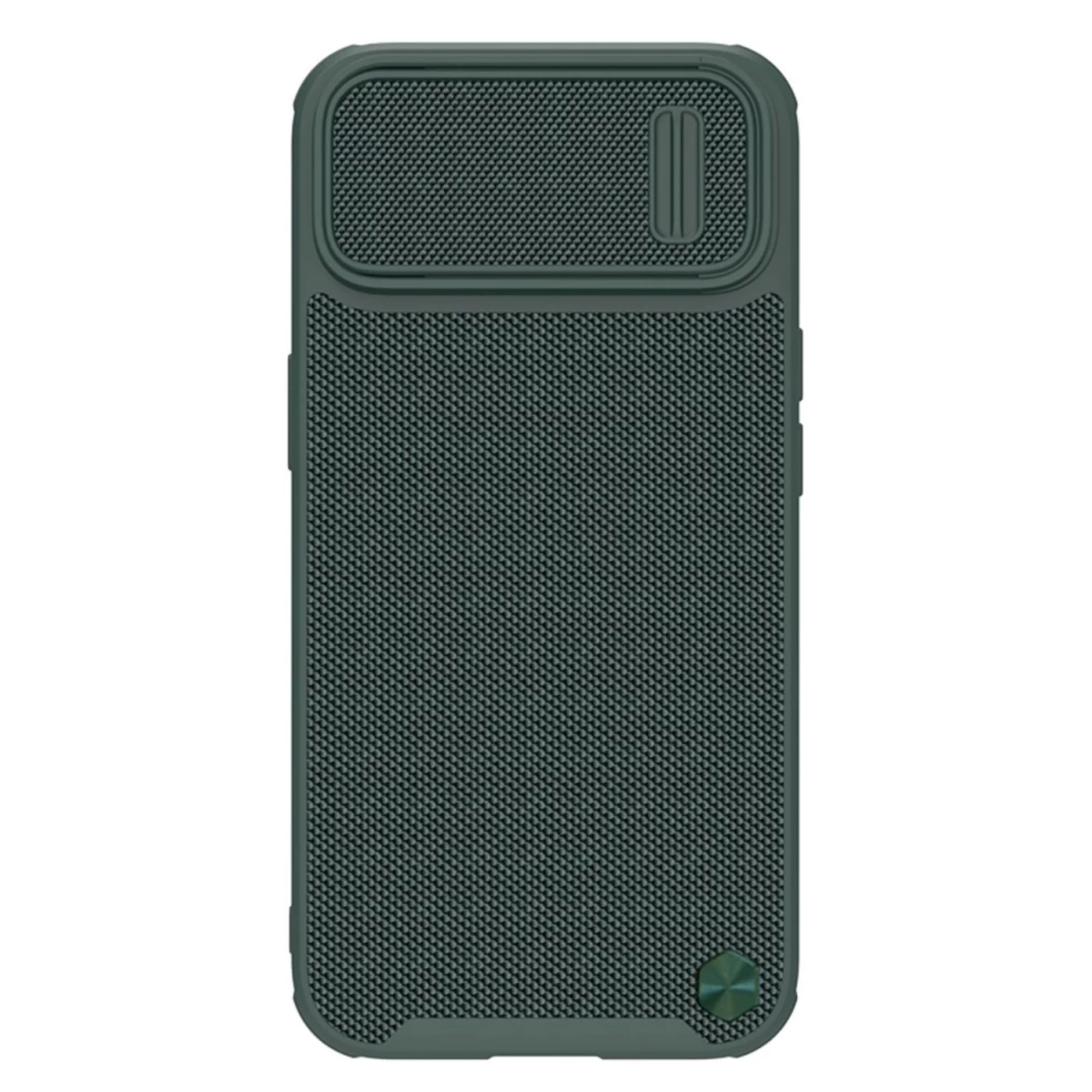 Nillkin Textured S Case Iphone 14 Pro Max šarvuotas Dėklas Su Kameros Dangteliu Tamsiai žalias
