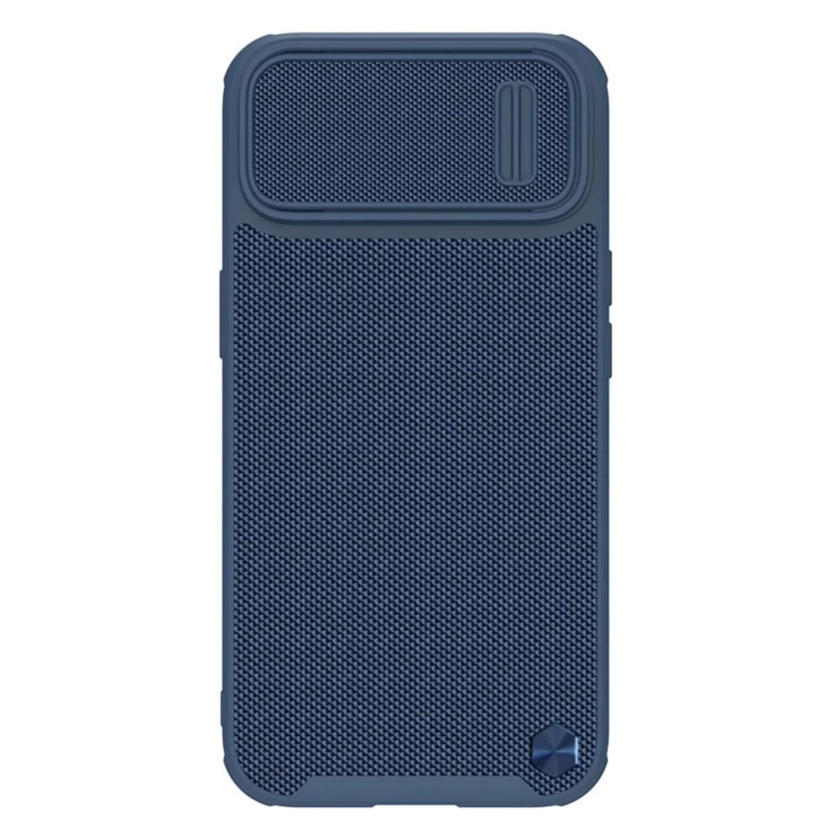Nillkin Textured S Case Iphone 14 šarvuotas Dėklas Su Kameros Dangteliu Mėlynas