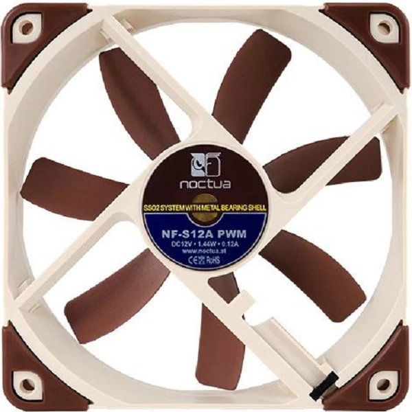 Noctua Nf-s12a Pwm Korpuso Ventiliatorius