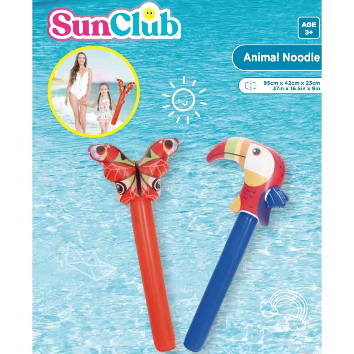 Noodle Floating Animal Dummy 95x42x23cm 91016 Tucan