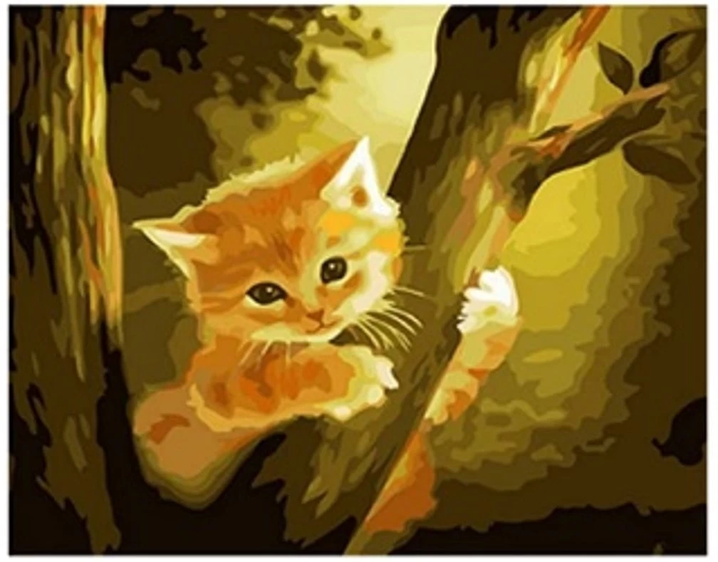 Norimpex Diamond Mosaic  - Cat on a Tree