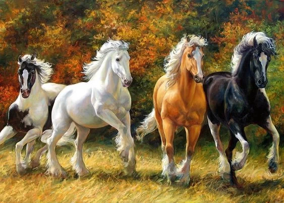 Norimpex Diamond Mosaic  - Horses galloping