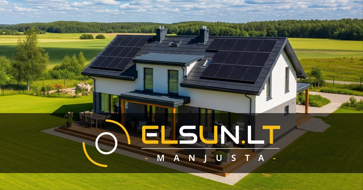 Profesionali Saulės elektrinė Namams