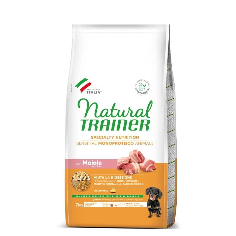 NT ADULT DOG SENSITIVE NO GLUTEN MINI PORK (kiauliena) 7kg, 927307