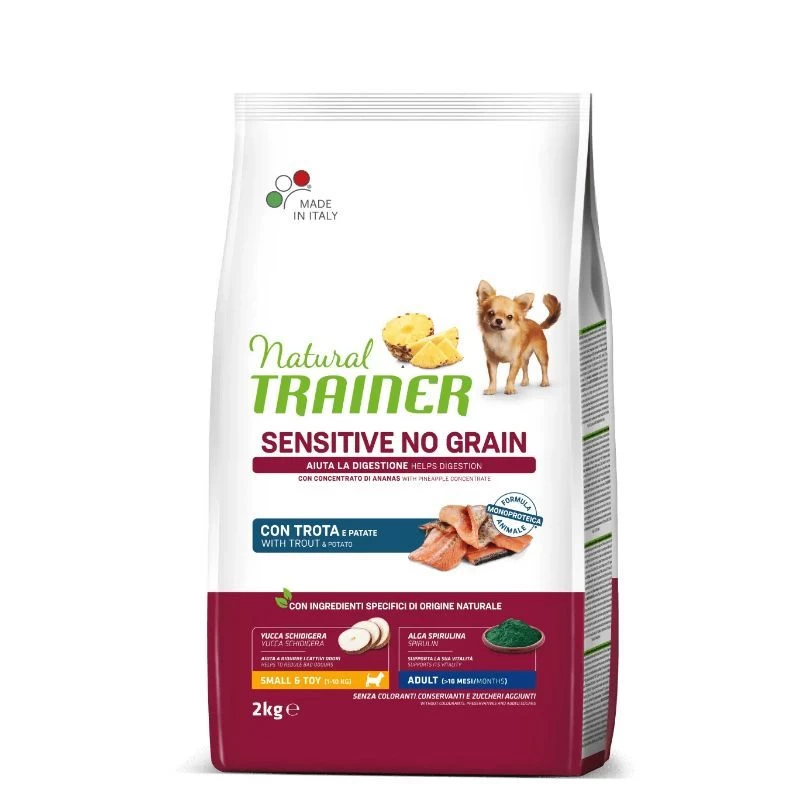 NT ADULT DOG SENSITIVE NO GRAIN Mini TROUT upėtakis 2kg (6), 927775