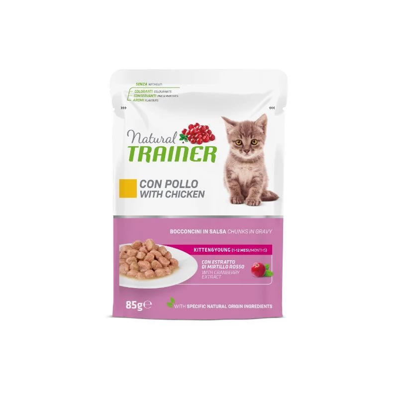 NT Cat Kitten Chicken konservai kačiukams 85g 12vnt, 925711