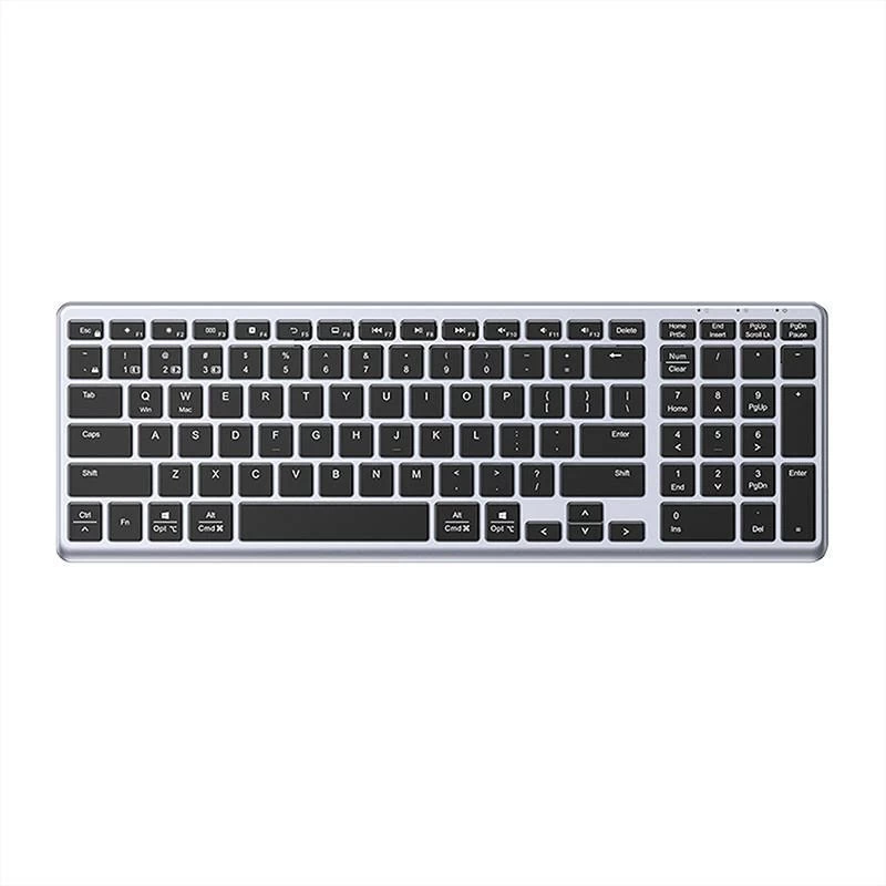 numlock Belaidė Klaviatūra Ku005 bluetooth 2,4 Ghz Juoda