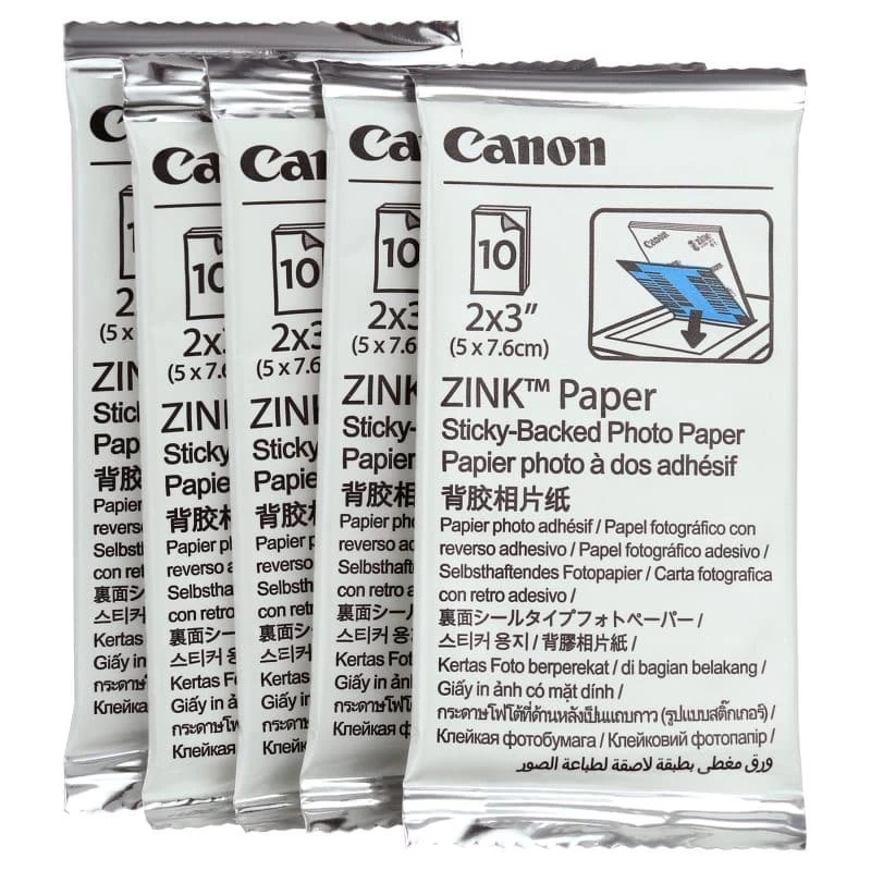 Nuotraukų popierius CANON ZINK 2x3 10 vnt.