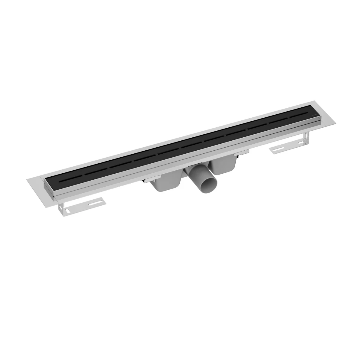Nutekamasis dušo latakas RAVAK Runway 75, 75cm juoda sp.