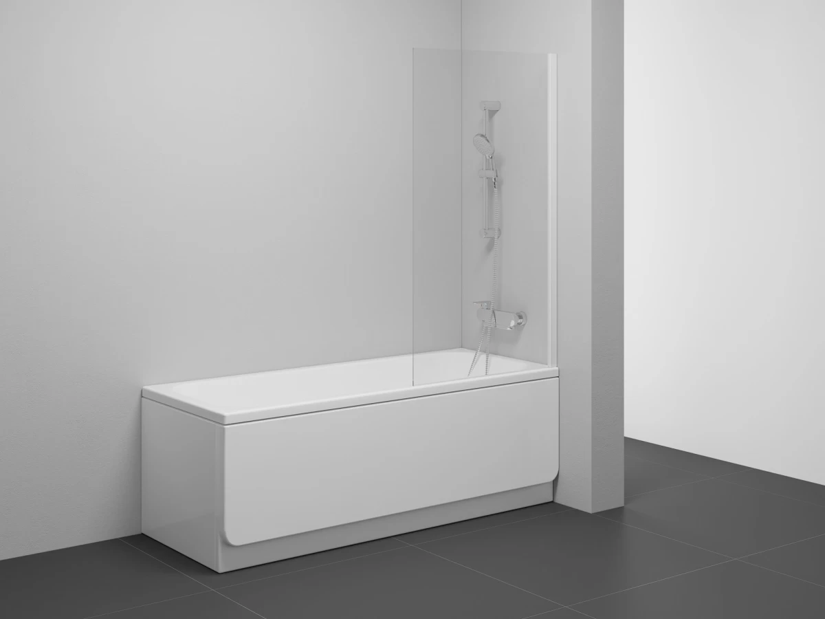 NVS1 80, balta matinė +Transparent NVS1 80, balta matinė +Transparent
