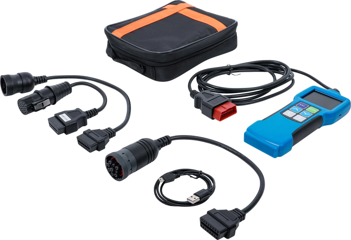 OBD 2 (EOBD) klaidų kodo diagnostikos įrankis | sunkvežimiams (74273)