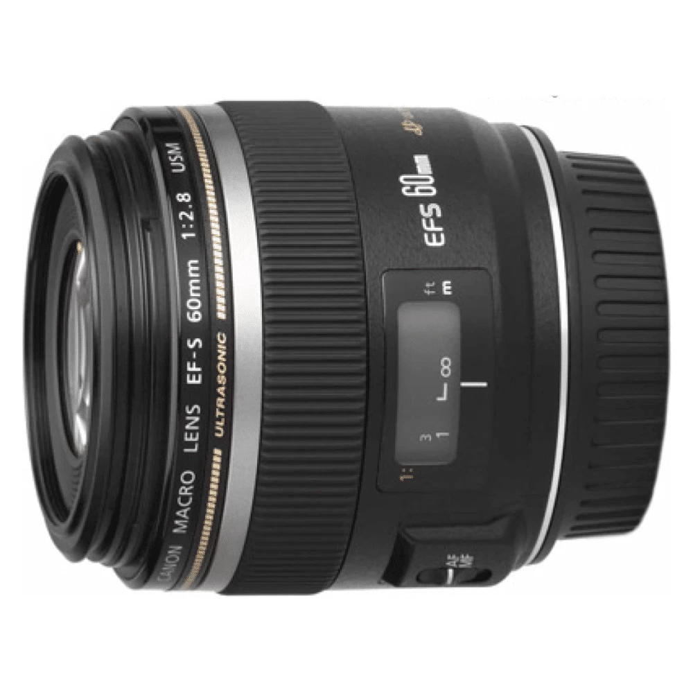 Objektyvas Canon EFS 60mm f/2.8 Macro USM (Ekspozicinė prekė)