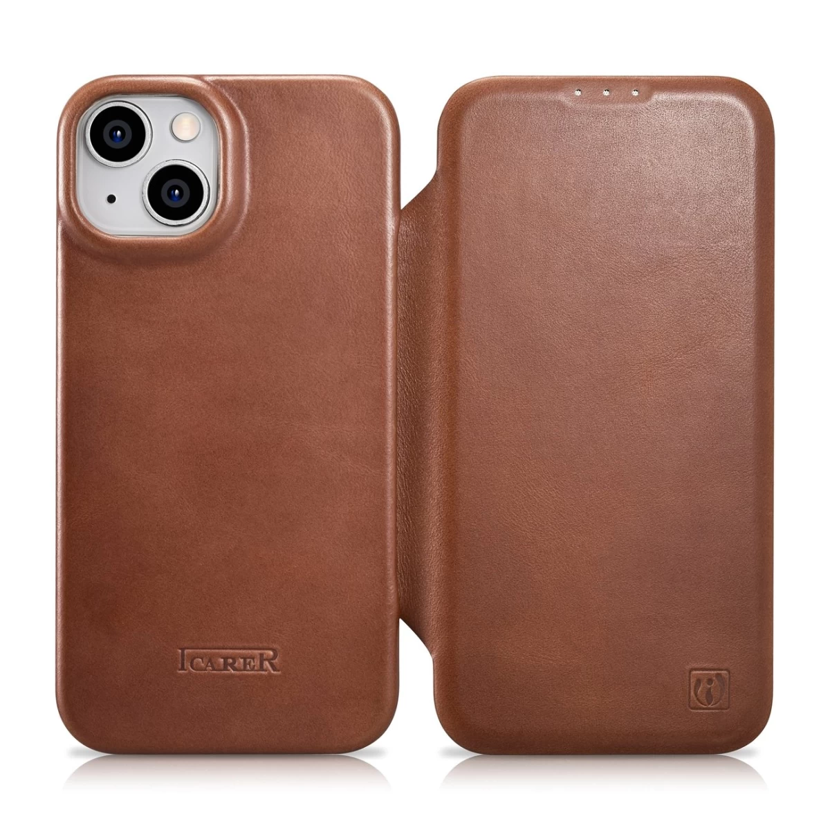 Odinis Dėklas iphone 14 Plus Su Magnetiniu Atvartu Magsafe Ce Oil Wax Premium Leather Rudos Spalvos Odinis Dėklas iphone 14 Plus Su Magnetiniu Atvartu Magsafe Ce Oil Wax Premium Leather Rudos Spalvos
