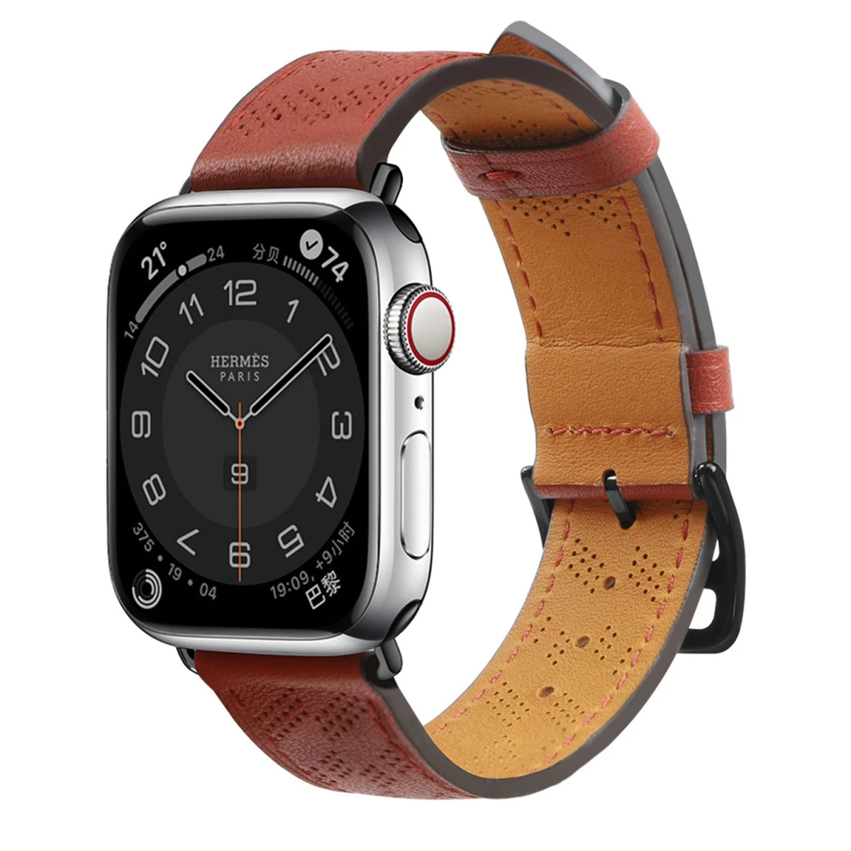 Odinis Dirželis Apple Watch Se, 9, 8, 7, 7, 6, 5, 4, 3, 2, 1 (41, 40, 38 Mm) Apyrankės Juosta Raudona Odinis Dirželis Apple Watch Se, 9, 8, 7, 7, 6, 5, 4, 3, 2, 1 (41, 40, 38 Mm) Apyrankės Juosta Raudona