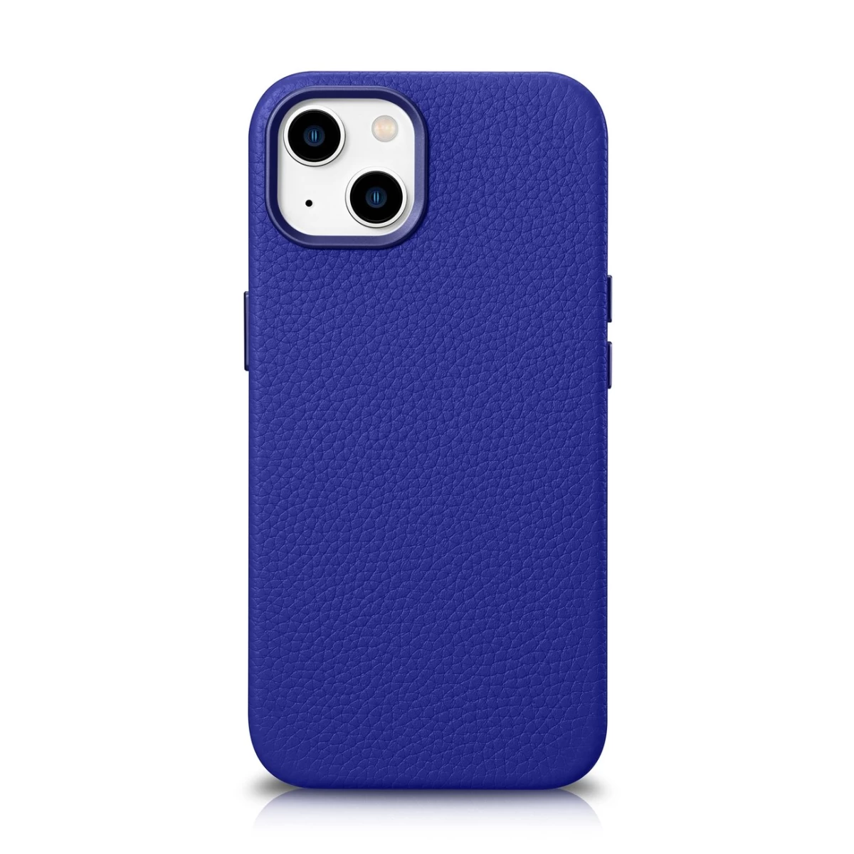 Odinis iphone 14 Plus Magnetinis Dėklas Su magsafe Litchi Premium Leather Case Tamsiai Mėlynas Odinis iphone 14 Plus Magnetinis Dėklas Su magsafe Litchi Premium Leather Case Tamsiai Mėlynas