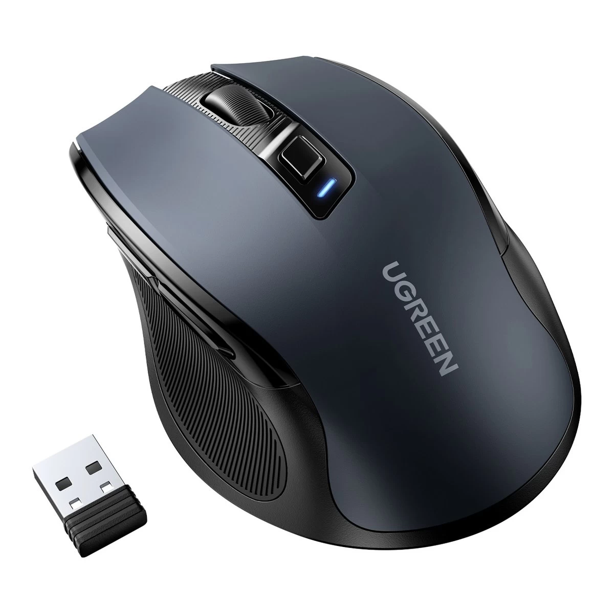 Optinė Belaidė Pelė Usb 2,4 Ghz / bluetooth 5.0 4000 Dpi Juoda