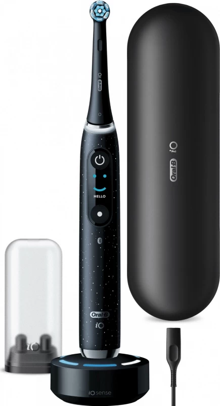 Oral-b Io Series 10 Black Onyx Luxe Magnetinis Dantų šepetėlis (812068)