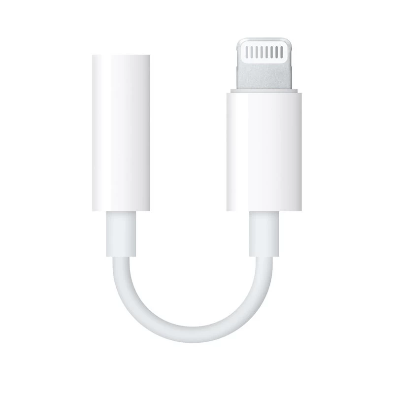 Originalus apple Ausinių Adapteris Iš lightning į 3,5 Mm Mini Lizdą, Baltas Originalus apple Ausinių Adapteris Iš lightning į 3,5 Mm Mini Lizdą, Baltas