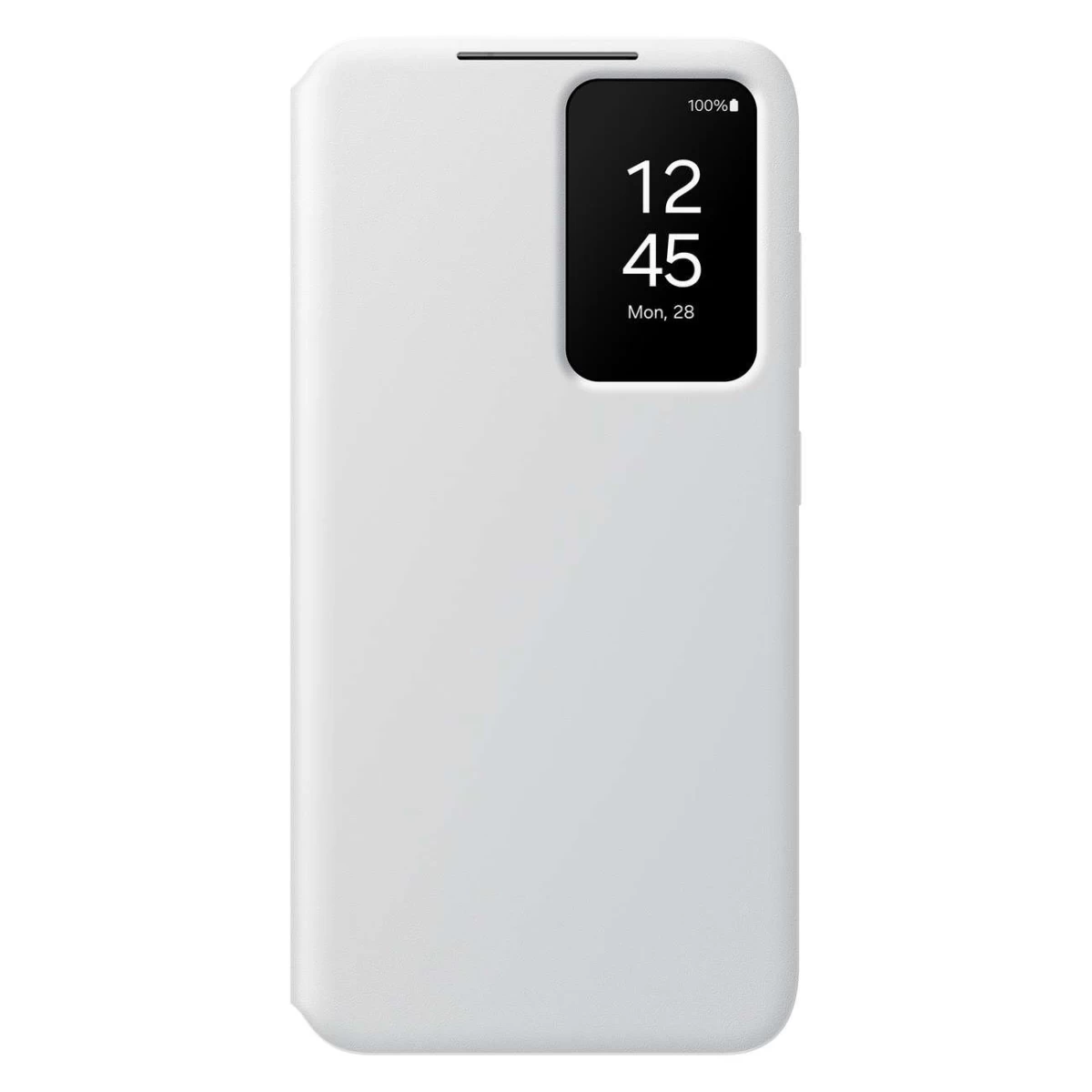 Originalus Apsauginis Dėklas Samsung Galaxy S24 Smart View Wallet Card Pocket White