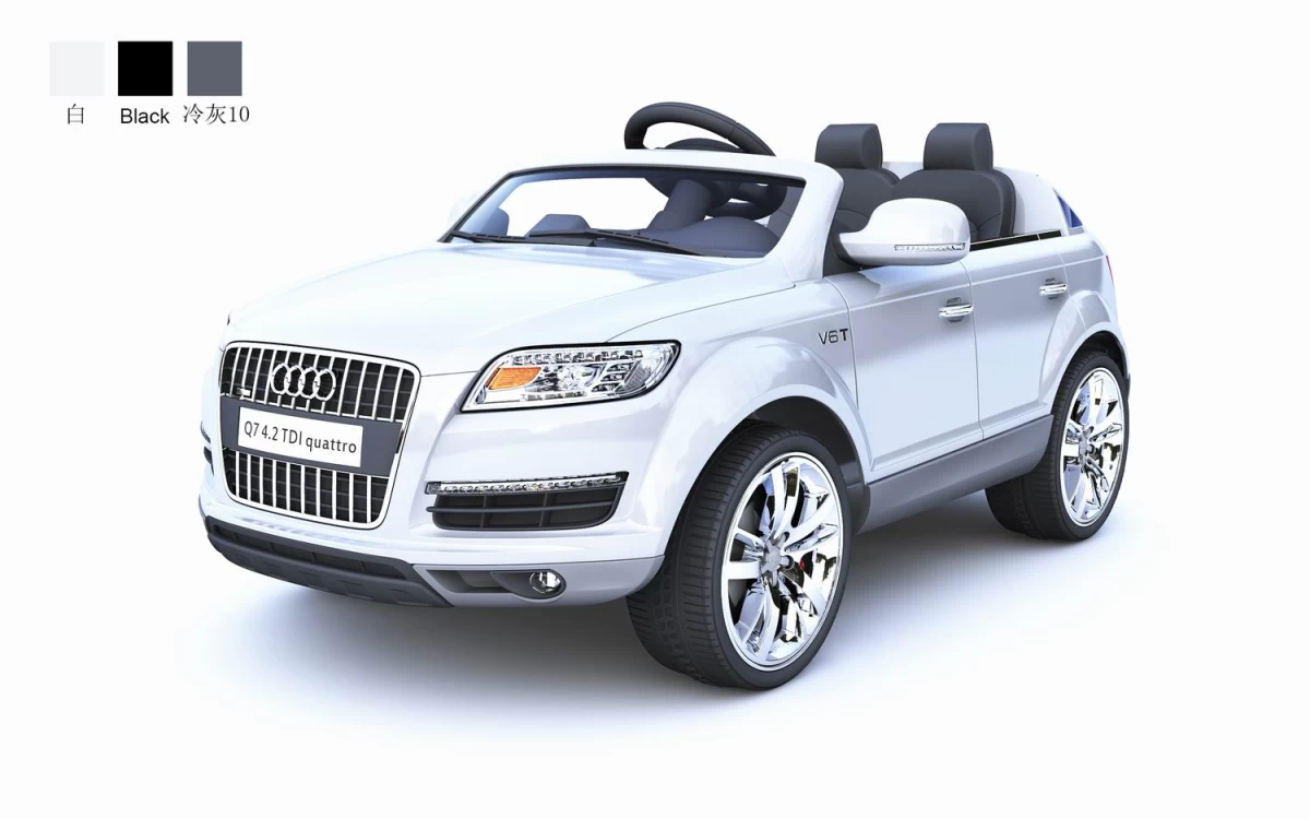 Originalus Audi Q7 Du Varikliai, Nuotolinio Valdymo Amortizatoriai, Licencija, 3 Greičiai