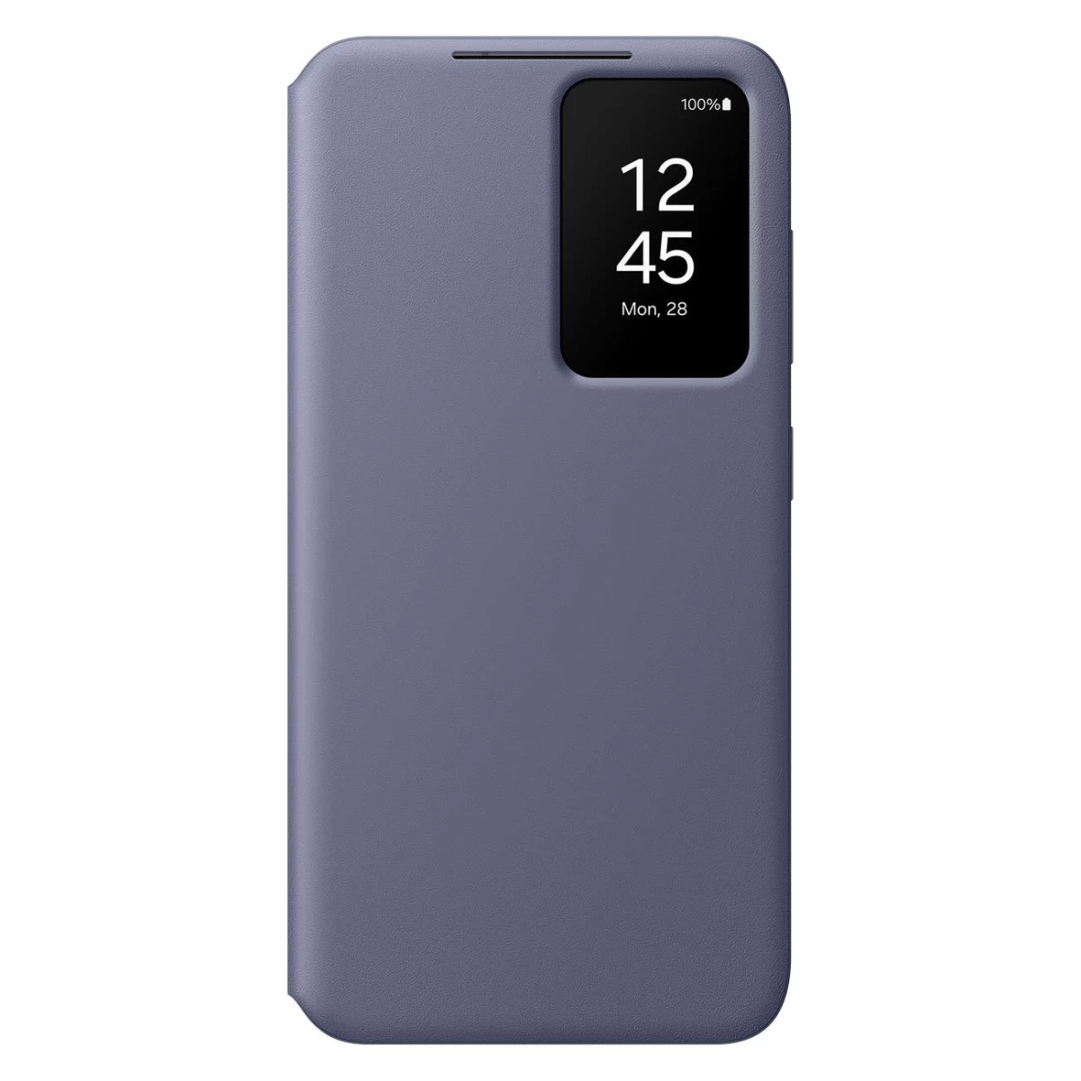 Originalus Dėklas samsung Galaxy S24 Smart View Wallet Card Pocket Violetinės Spalvos