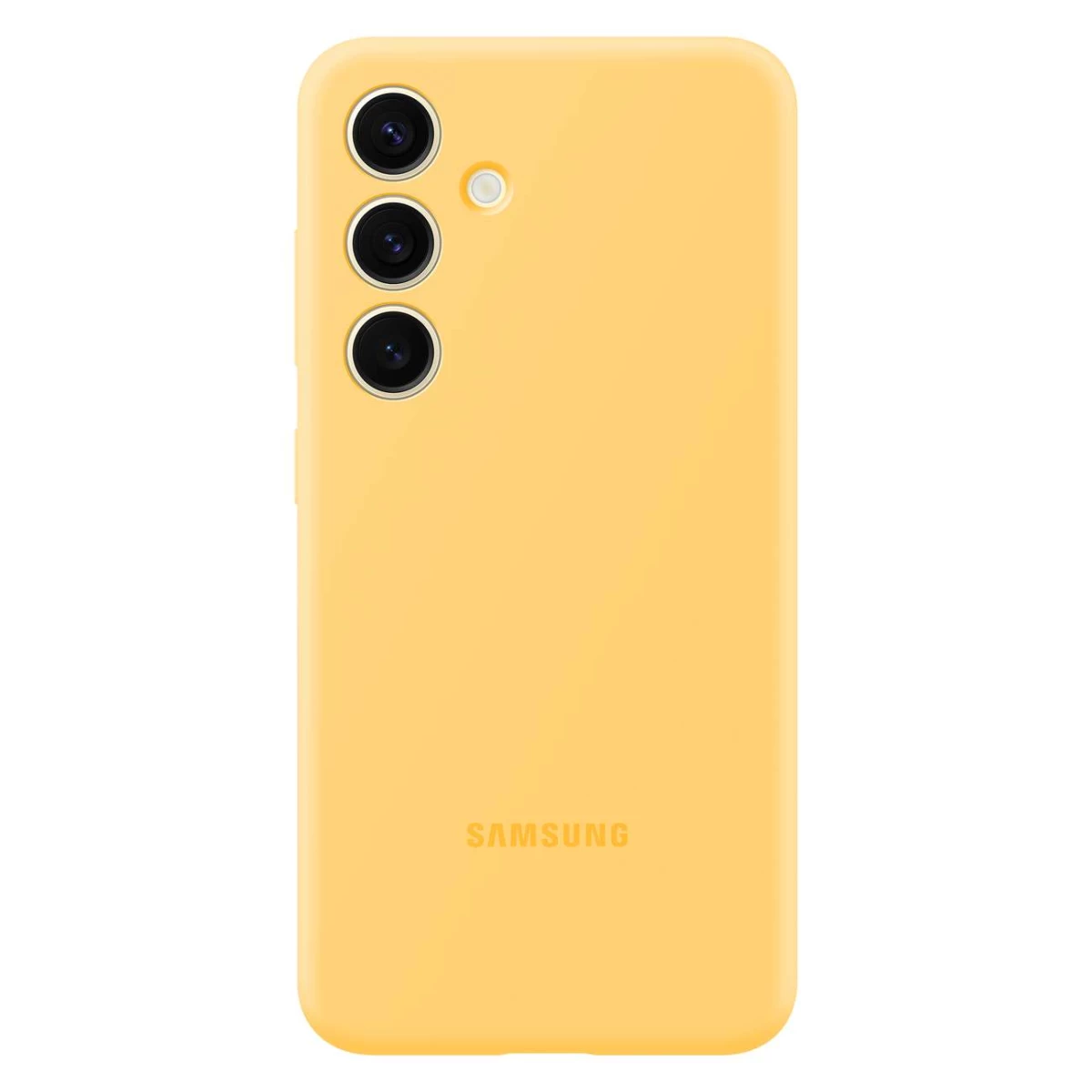 Originalus Silikoninis Dėklas samsung Galaxy S24 Silikoninis Dėklas Geltonas