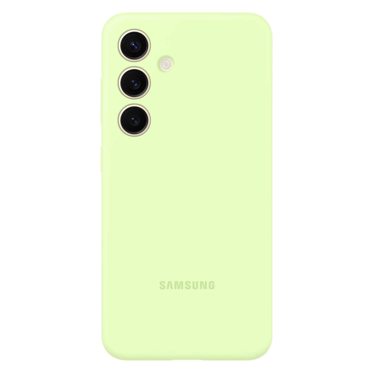 Originalus Silikoninis Dėklas samsung Galaxy S24+ Silikoninis Dėklas šviesiai žalias