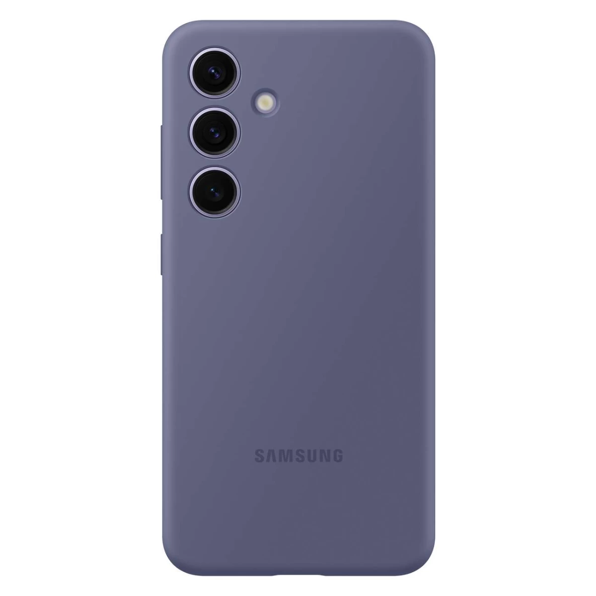 Originalus Silikoninis Dėklas samsung Galaxy S24 Silikoninis Dėklas Violetinės Spalvos