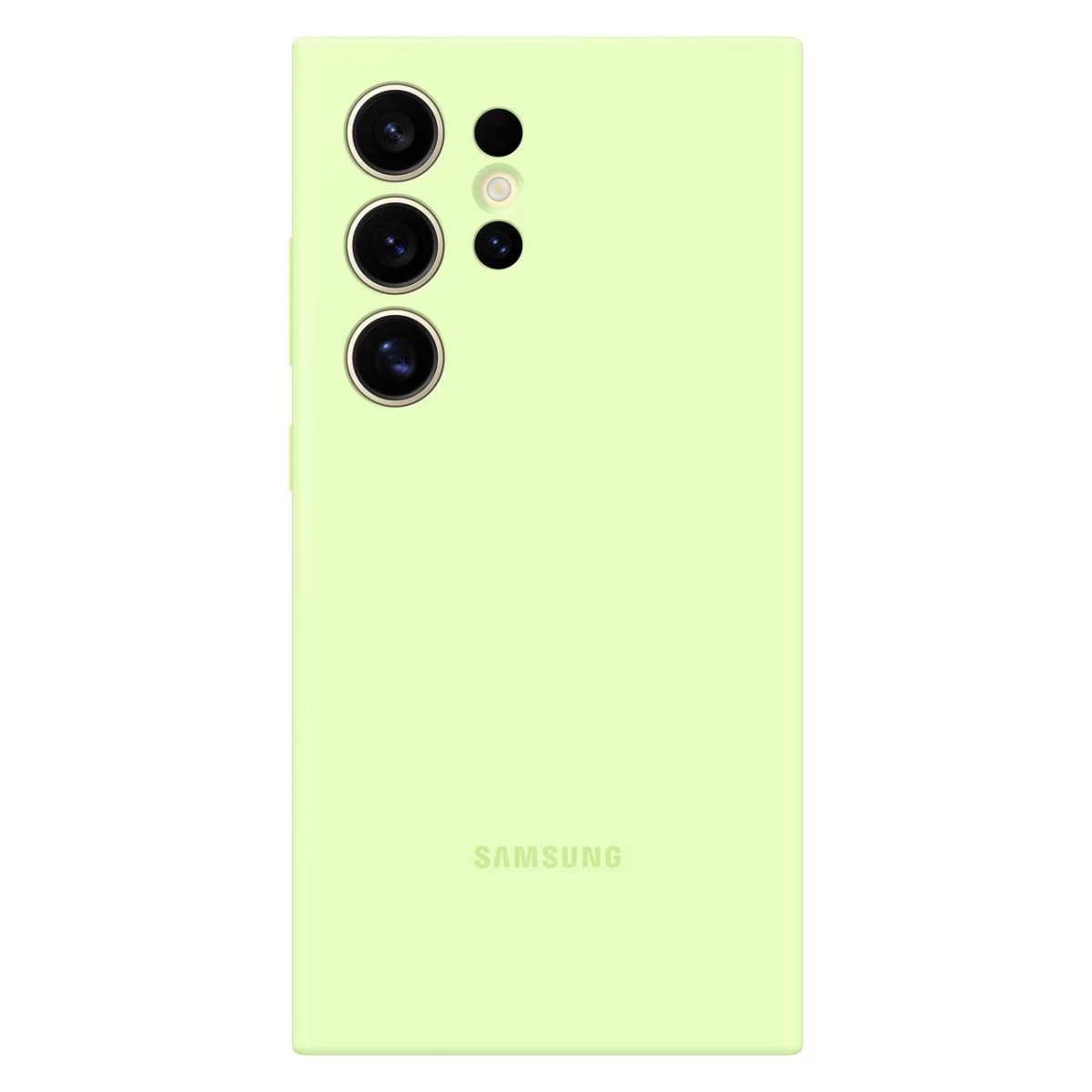 Originalus Silikoninis Dėklas Samsung Galaxy S24 Ultra Silicone Case šviesiai žalias