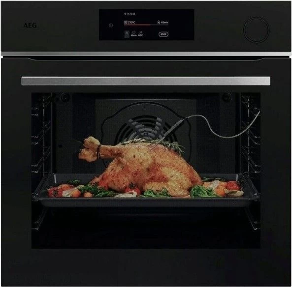 Orkaitė AEG TR7PB731ST, pirolizė, daliniai garai (50%), Supex + Wi-Fi + Matt color, A++
