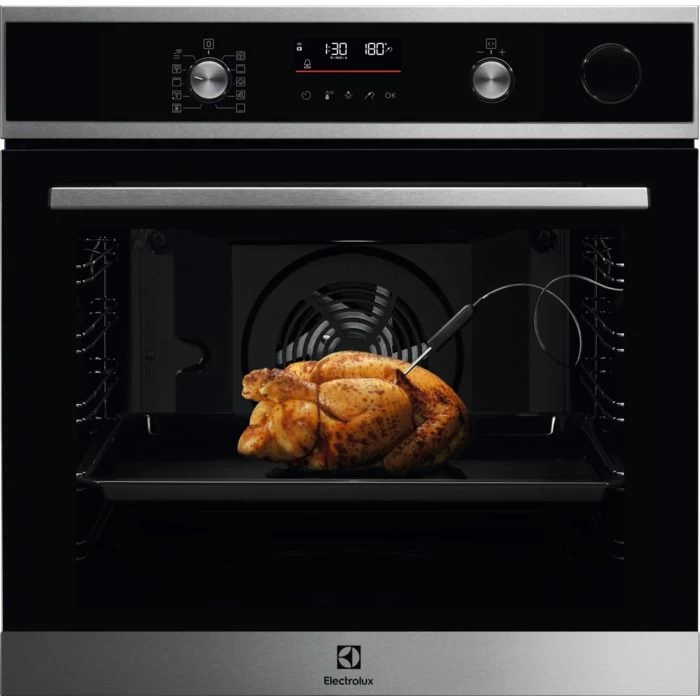 Orkaitė ELECTROLUX EOC6P77WX su pirolize ir daliniai garai 50 proc.