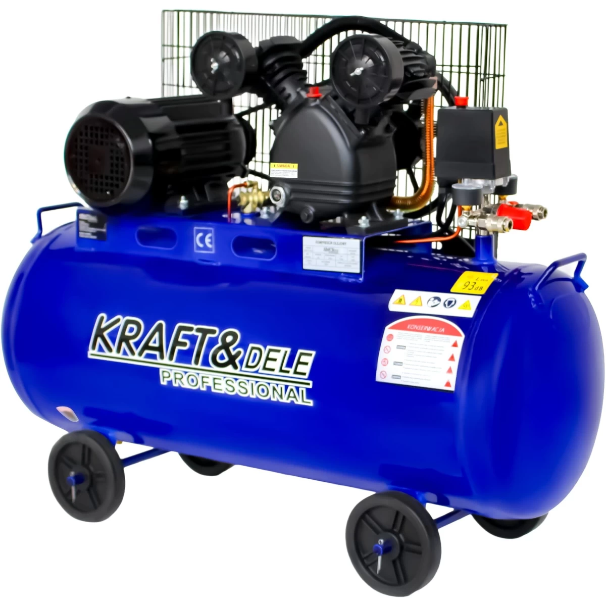 Oro kompresorius 100L Kraft&amp;Dele 3400W, KD4055