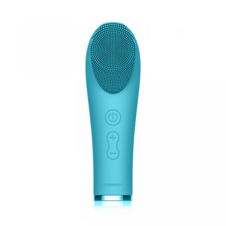 Oromed Oro-face_brush_blue Garsinis Veido šepetėlis